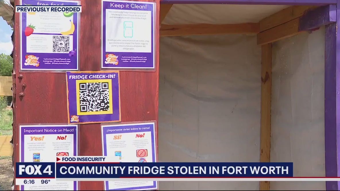 Funky Town Fridge stolen from Fort Worth location